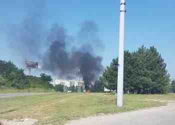 Автомобил пламна в движение на бул.“България“