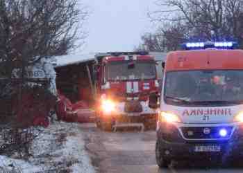 Тежка катастрофа между турски тирове взе жертва на пътя Русе-Бяла /ВИДЕО/