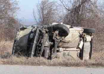 78-годишен шофьор предизвика ПТП заради неправилно изпреварване /ВИДЕО/