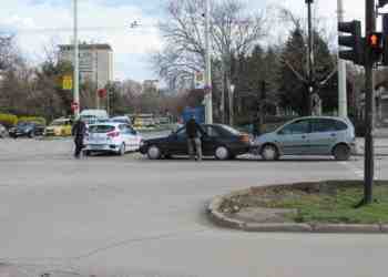 Верижна катастрофа на кръстовището на Олимп/ВИДЕО/