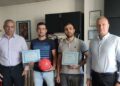 на снимката: Петър Петров, Мирослав Шенков, Пламен Цанев, Пламен Първанов
