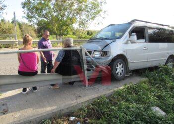 Удар между две коли и камион доведе до задръстване към Дунав мост /ВИДЕО/