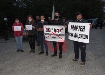 Жителите на Мартен затвориха протестно пътя Русе – Силистра /ВИДЕО/