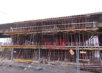 Възстановяват Сарайския мост, изляха бетона на нова секция /ВИДЕО/