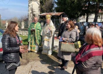 Алисе Муртезова дари средства за олтара на църквата в Ново село