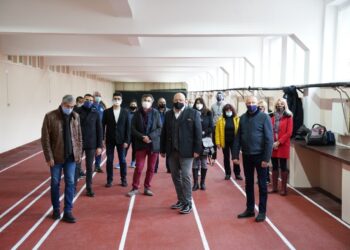 Красен Кралев откри изцяло обновената и модернизирана зала за лека атлетика в Русе
