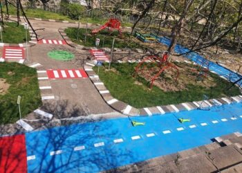 ДГ „Снежанка“ изгражда площадки за безопасност на движението