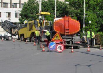 Започна ремонт на трите слягания на Кръговото до полицията /ВИДЕО/