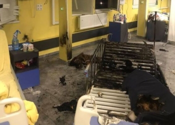 Пожар избухна тази нощ в УМБАЛ „Мeдика Русе“ от пациентка със запалка