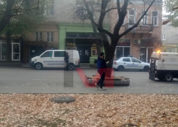 Полицията с акция в центъра на Русе, спряга се известен бизнесмен