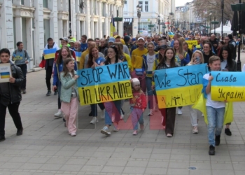 Шествие в подкрепа на Украйна разплака украински спортисти /ВИДЕО/