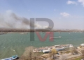 Пожар на сухи треви в Гюргево обгърна Русе с черен дим /ВИДЕО/