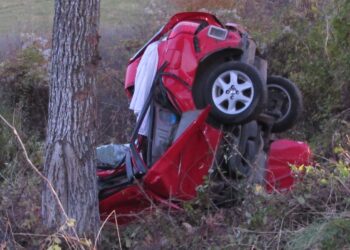 Младеж загина след жесток удар в дърво на пътя Нисово-Щръклево /ВИДЕО/