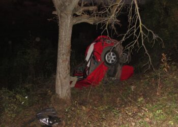 Младеж загина след жесток удар в дърво на пътя Нисово-Щръклево /ВИДЕО/
