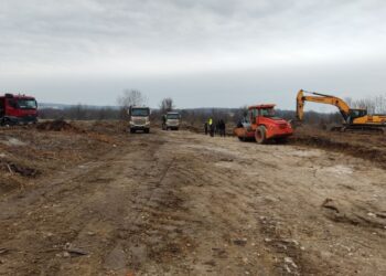 Започнаха дейностите по големия буферен паркинг за камиони в Русе /ВИДЕО/