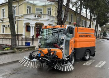 Община Ветово се сдоби с многофункционална машина за чистене и дезинфекция