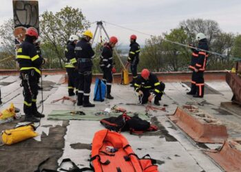 Пожарната в Русе тренира действията си при трус от 6,3 по Рихтер с разрушения и пожар