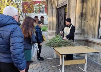 Още от сутринта на Цветница русенци се наредиха за върбови клонки