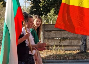Пенчо Милков и евродепутатът Цветелина Пенкова се включиха в протеста в Гюргево