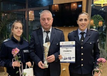 Русенските полицайки с второ място на „Пътен полицай на годината 2023“