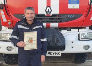 Огнеборец от Две могили е победител в областния етап на „Пожарникар на годината“