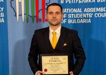 Денис Асенов от Русенския университет- в Топ 3 на най-добрите студенти