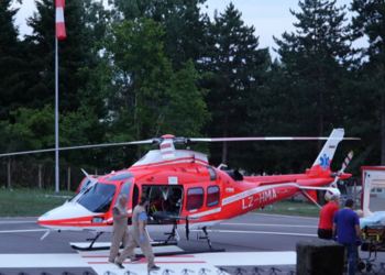 Въздушната линейка транспортира до „Пирогов“ тежко ранен русенец при ПТП