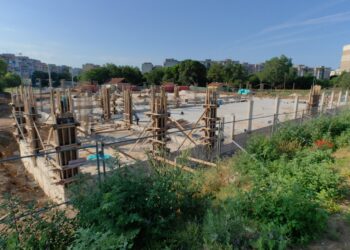 С бързи темпове се изгражда новият магазин на Лидл в Русе /ВИДЕО/