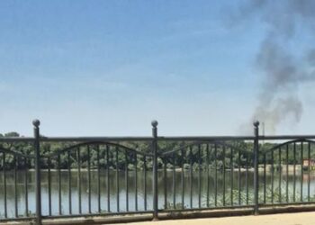 Черен дим от пожар в Гюргево притесни русенци