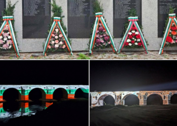 Бяла прави 3D мапинг шоу на моста на Колю Фичето за Деня на Независимостта