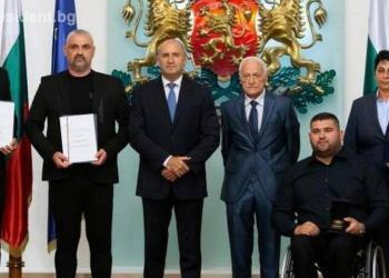 Румен Радев отличи олимпийския шампион Ружди Ружди с почетния знак на президента