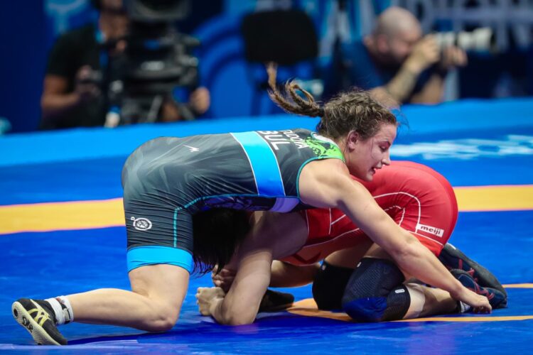 Борба - СП 2023 - Свободен стил - 62 кг - жени - Биляна Дудова (BUL) - 20.09.2023 - Wrestling - World Championship 2023 - Free style - 62kg - women - Bilyana Doudova (BUL) - 20.09.2023 

© Copyright: Yulian Todorov / LAP.bg imageslap@lap.bg +359 879 111 120