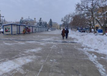 Студ и лед сковаха Русе, опасности дебнат пешеходците /ВИДЕО/
