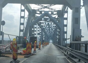 Приключва ремонтът на дилатационните фуги в румънския участък на Дунав мост