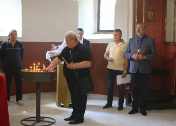 Областният управител Драгомир Драганов посети храма в Караманово по повод Възнесение Господне