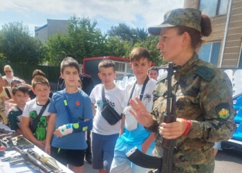 Децата в Борово се запознаха отблизо с военната професия