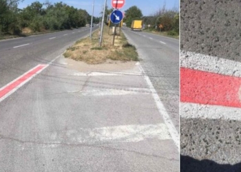 Посегнаха умишлено на новите колчета на изхода на Русе към Бяла