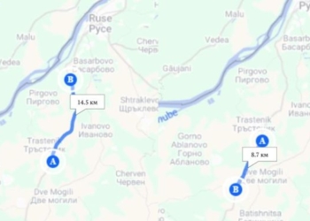 Вече мерят средна скорост и на пътя Русе-Бяла