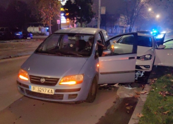 Водачка с неадекватно поведение предизвика верижна катастрофа снощи в Русе /ВИДЕО/