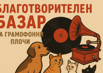 Благотворителен базар за грамофонни плочи в Русе помага на животни в беда