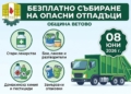 Община Ветово прави кампания за безплатно приемане на опасни отпадъци