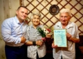 Семейство от Русе празнува платинената си сватба след 70 години брак