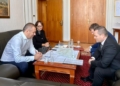 Кметът Милков и министър Пеев обсъдиха конкретни действия за развитието на летище Русе