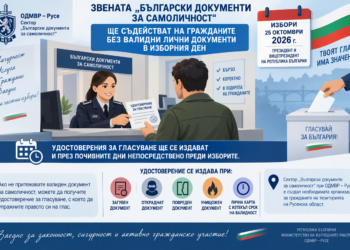 ОДМВР-Русе ще съдейства на гражданите без валидни лични документи в изборния ден